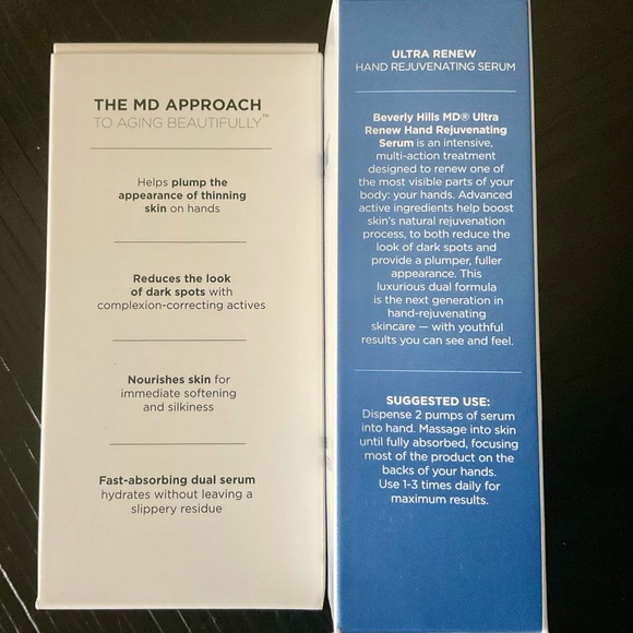 BNIB-Beverly Hills MD Ultra Renew Hand Rejuvenating Serum-Full Sz MSRP $110 - Picture 6 of 7